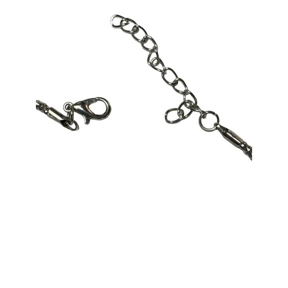 Western Blue Turquoise Dangle Pendant Chain Necklace Hook Earring Jewelry Set - Picture 5 of 7